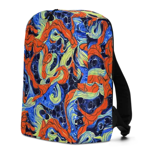 Lava Whirlpool on a Minimalist Backpack