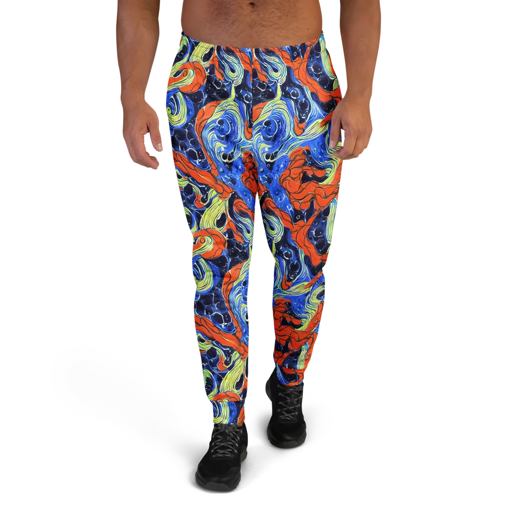 Lava Whirlpool on Men's Joggers — Front
