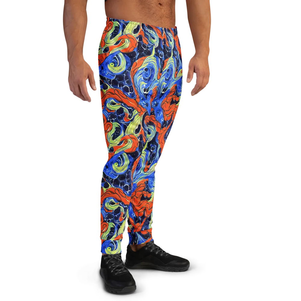 Lava Whirlpool on Men's Joggers — Right