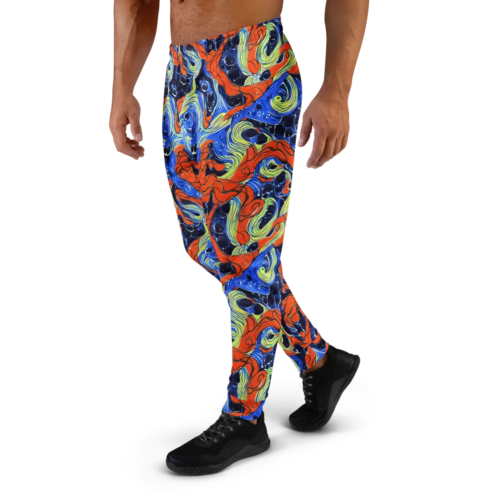 Lava Whirlpool on Men's Joggers — Left