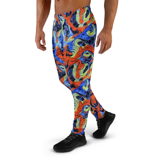 Lava Whirlpool on a Men's Joggers
