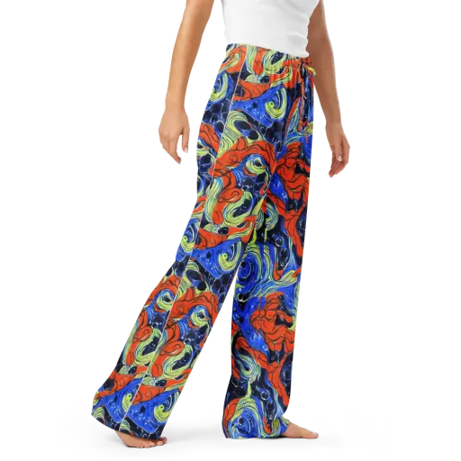 Lava Whirlpool on a Women's Pajama Pants