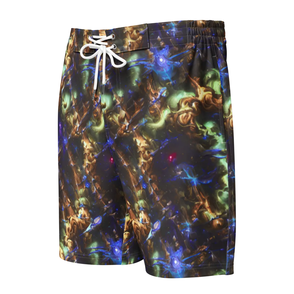 Nebula Shards on Men's Board Shorts — Front