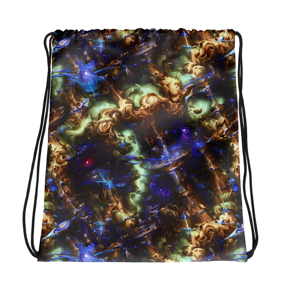 Nebula Shards on Drawstring Bag — Photo