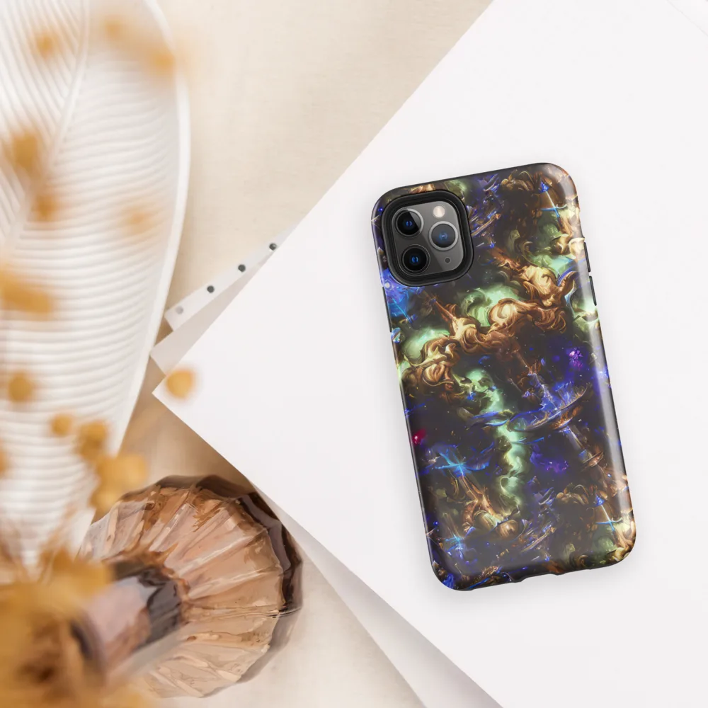 Nebula Shards on Tough Case for iPhone® — Front