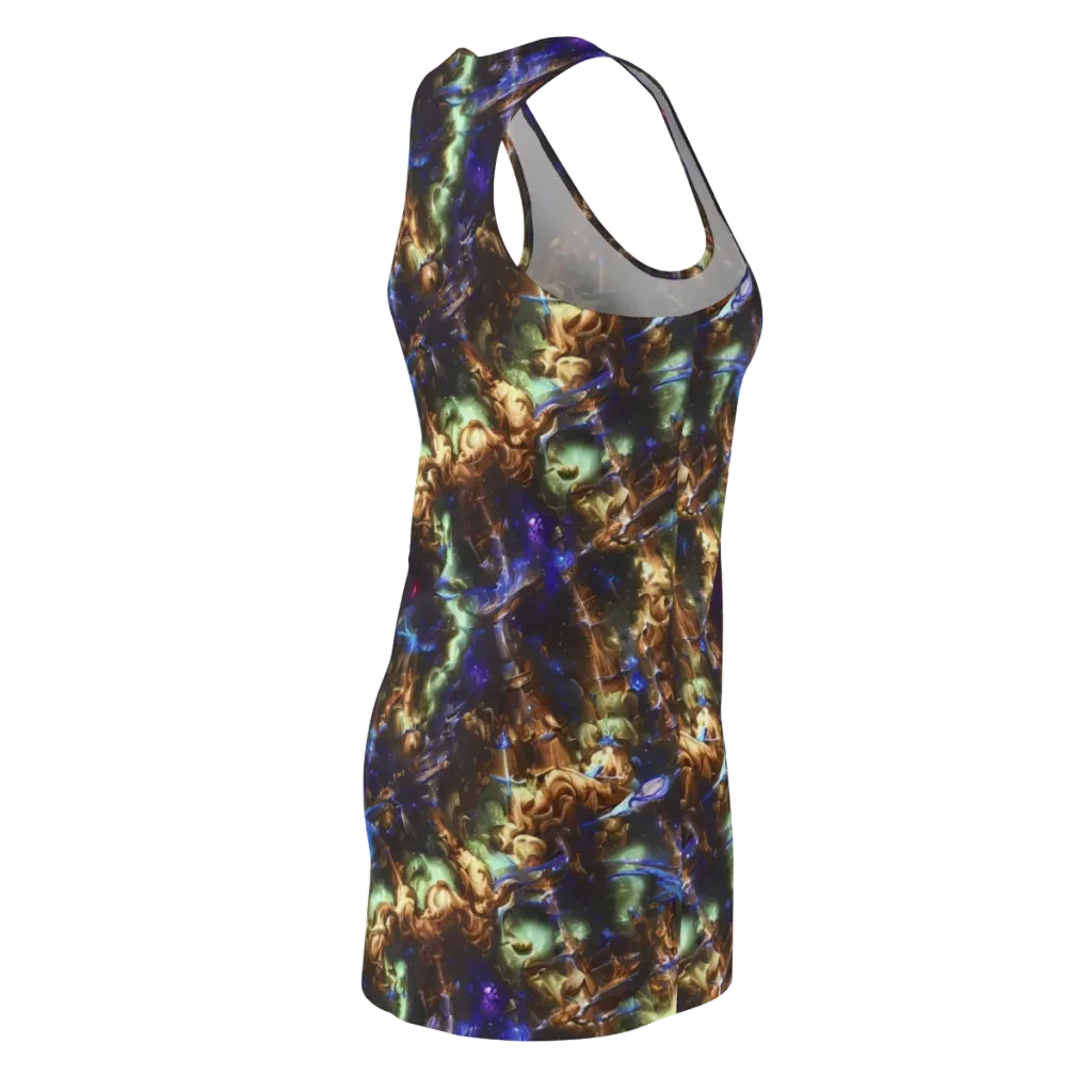 Nebula Shards on Racerback Dress — Back Side