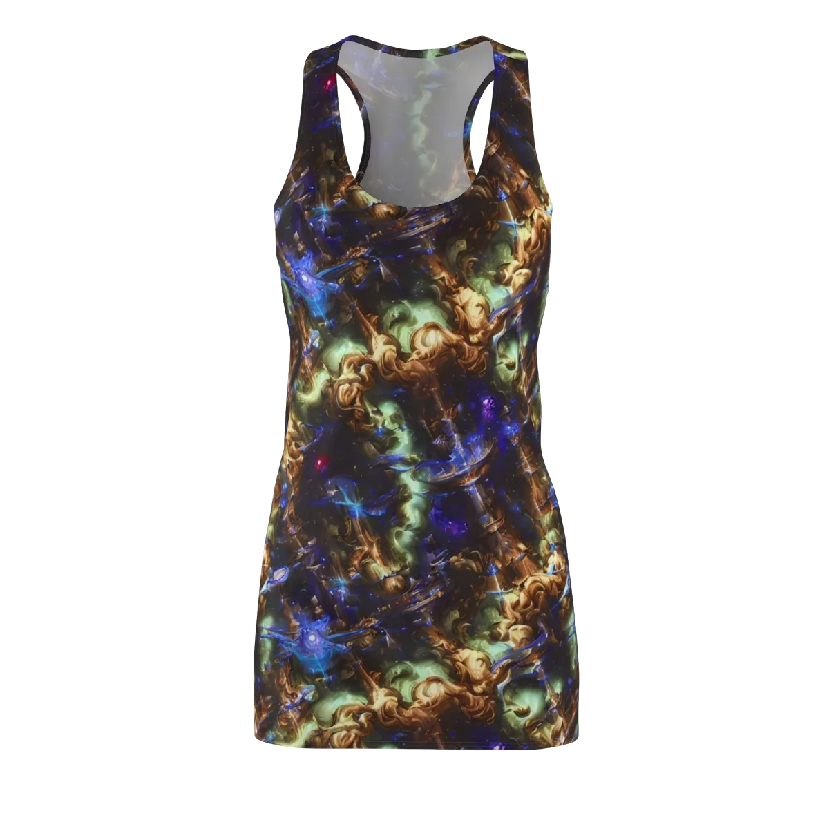 Nebula Shards on Racerback Dress — Front