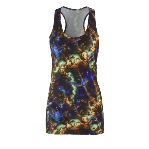 Nebula Shards on a Racerback Dress