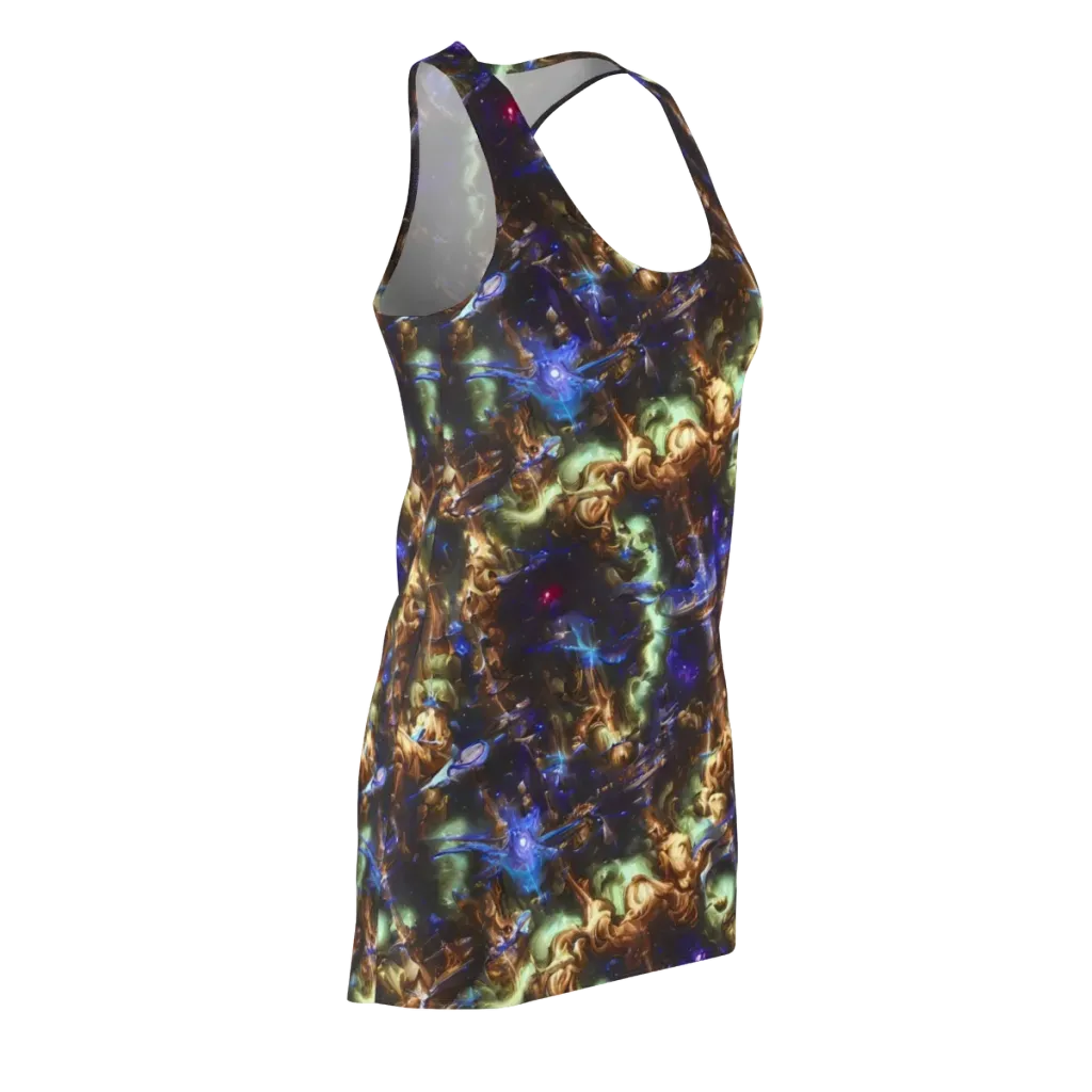 Nebula Shards on Racerback Dress — Front Side