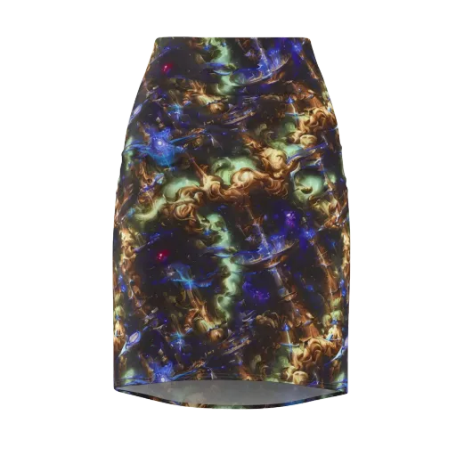 Nebula Shards on a Pencil Skirt