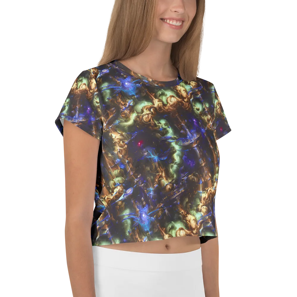 Nebula Shards on Crop Tee — Right