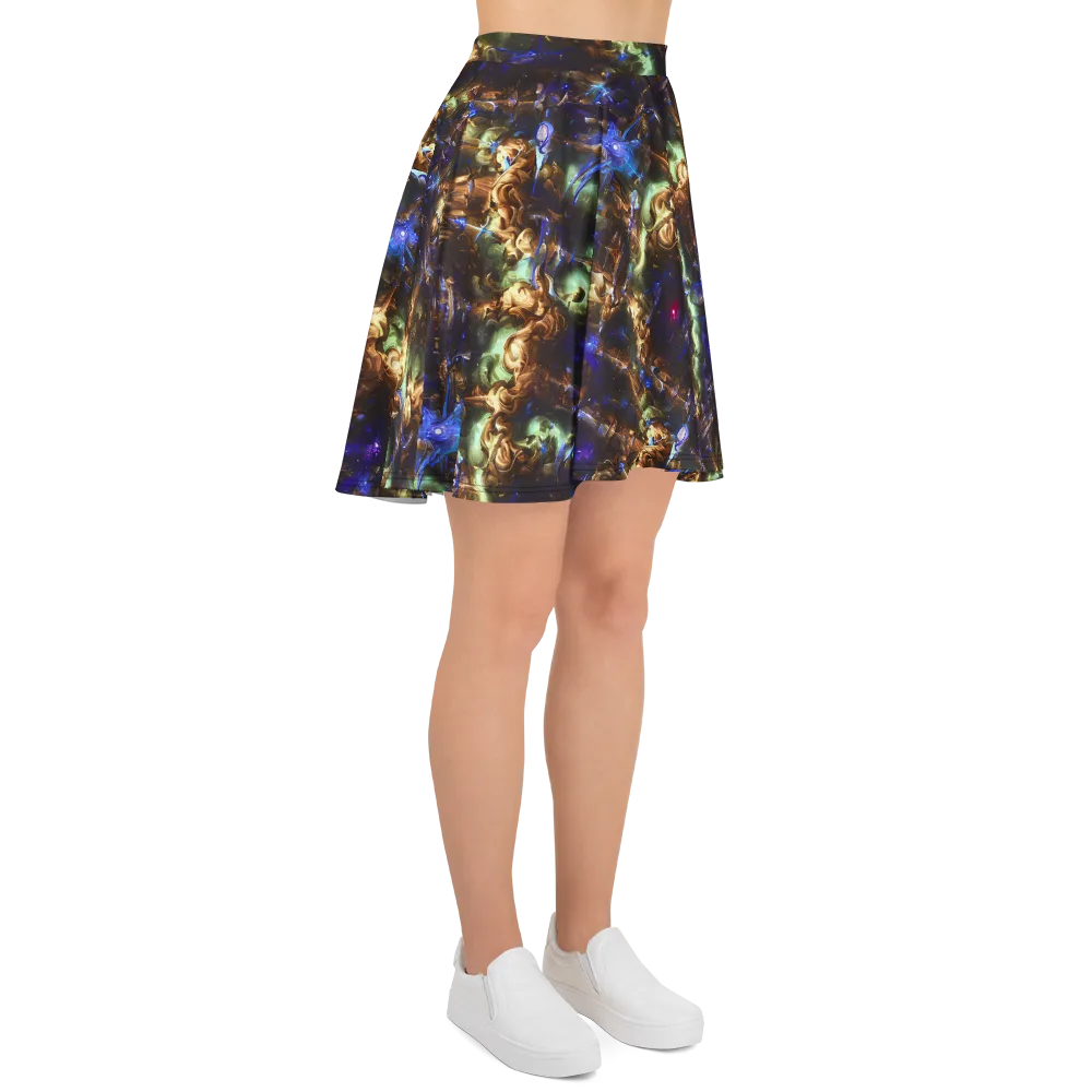 Nebula Shards on Skater Skirt — Right