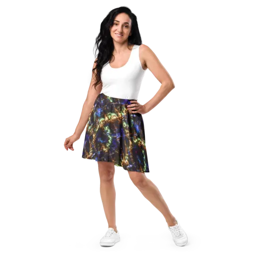 Nebula Shards on a Skater Skirt