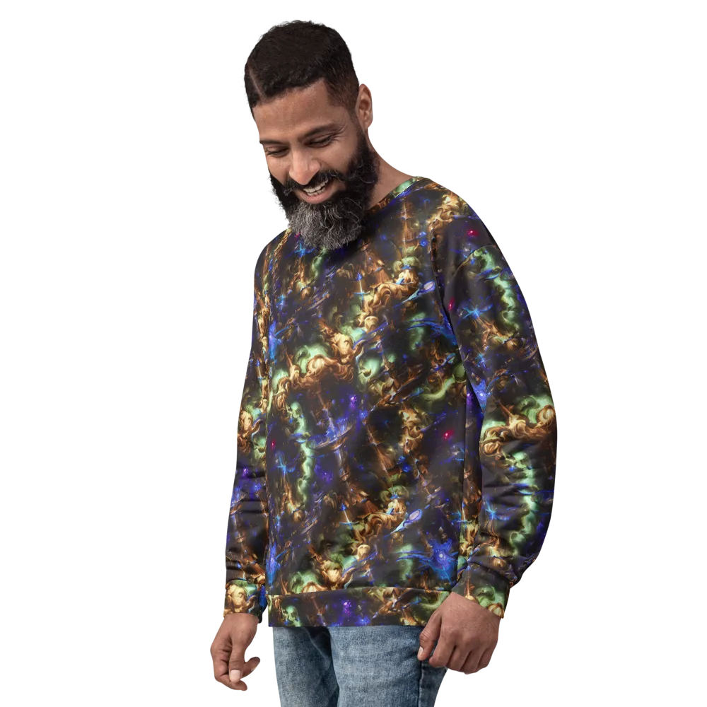 Nebula Shards on Sweatshirt — Left Front