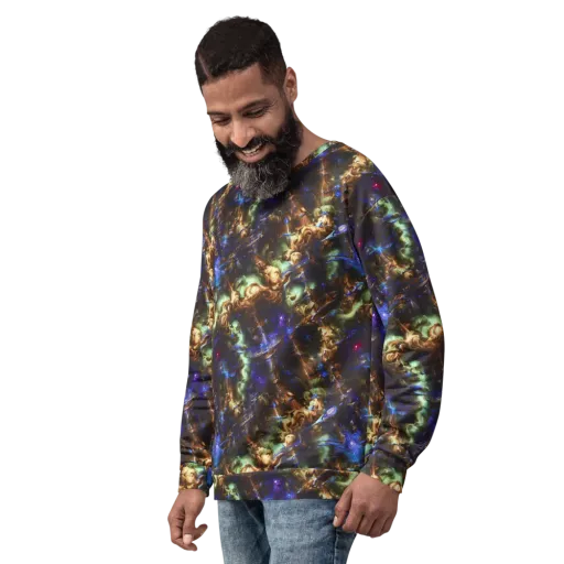 Nebula Shards on a Sweatshirt