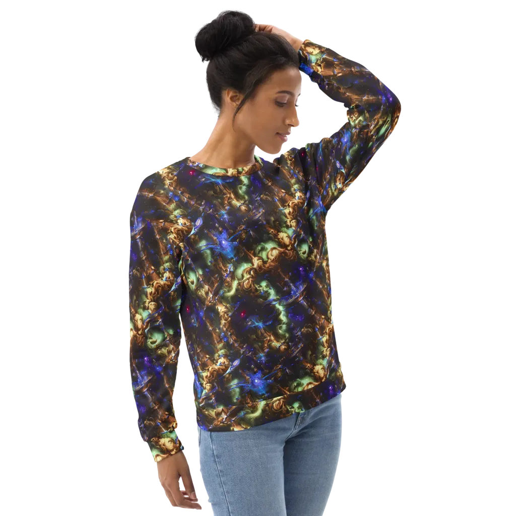 Nebula Shards on Sweatshirt — Right Front