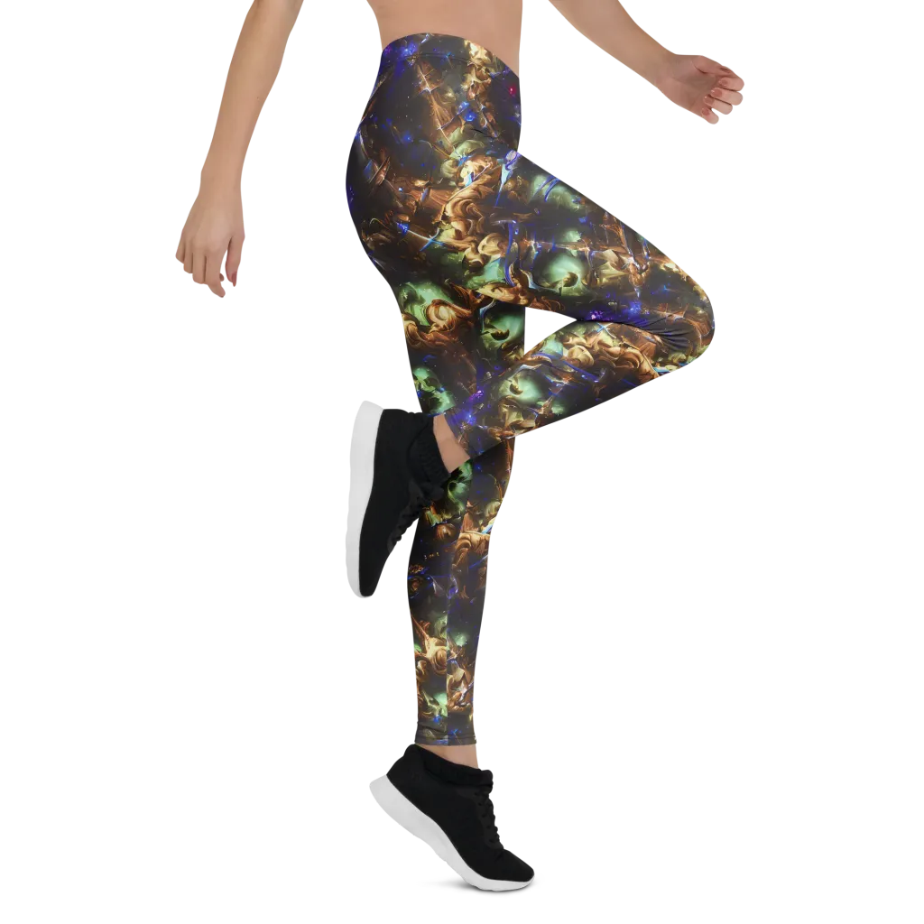 Nebula Shards on Leggings — Right