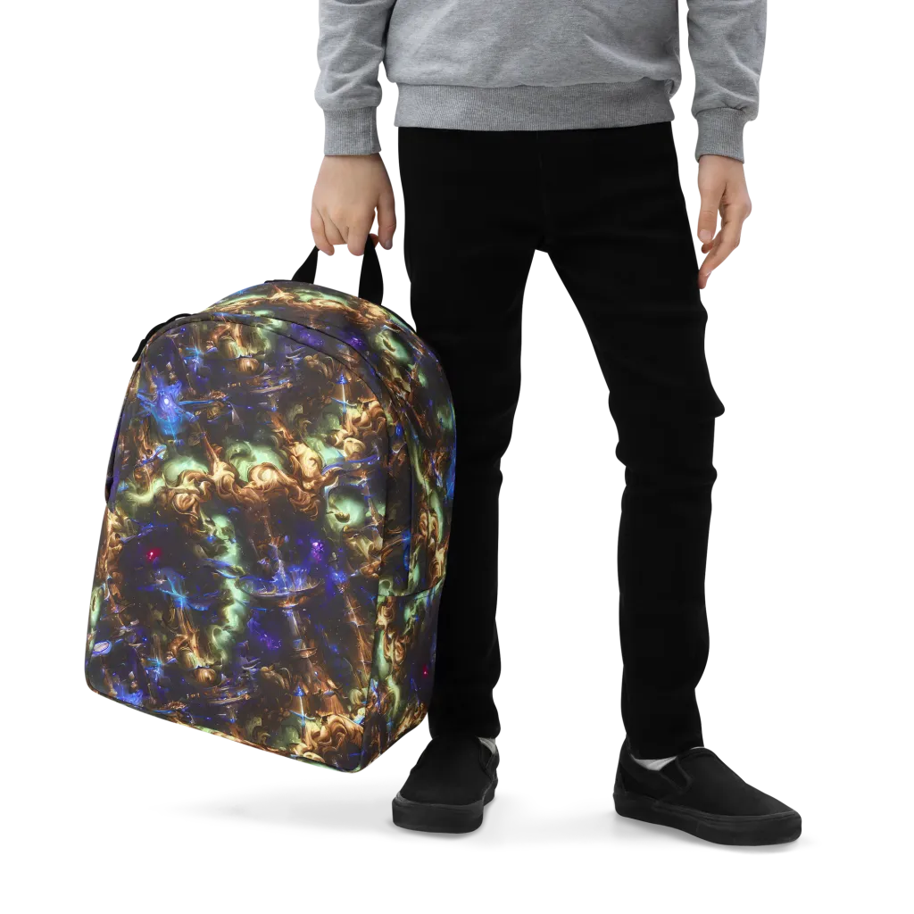 Nebula Shards on Minimalist Backpack — Zoomed-in