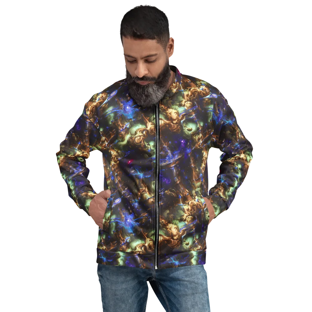 Nebula Shards on Bomber Jacket — Front