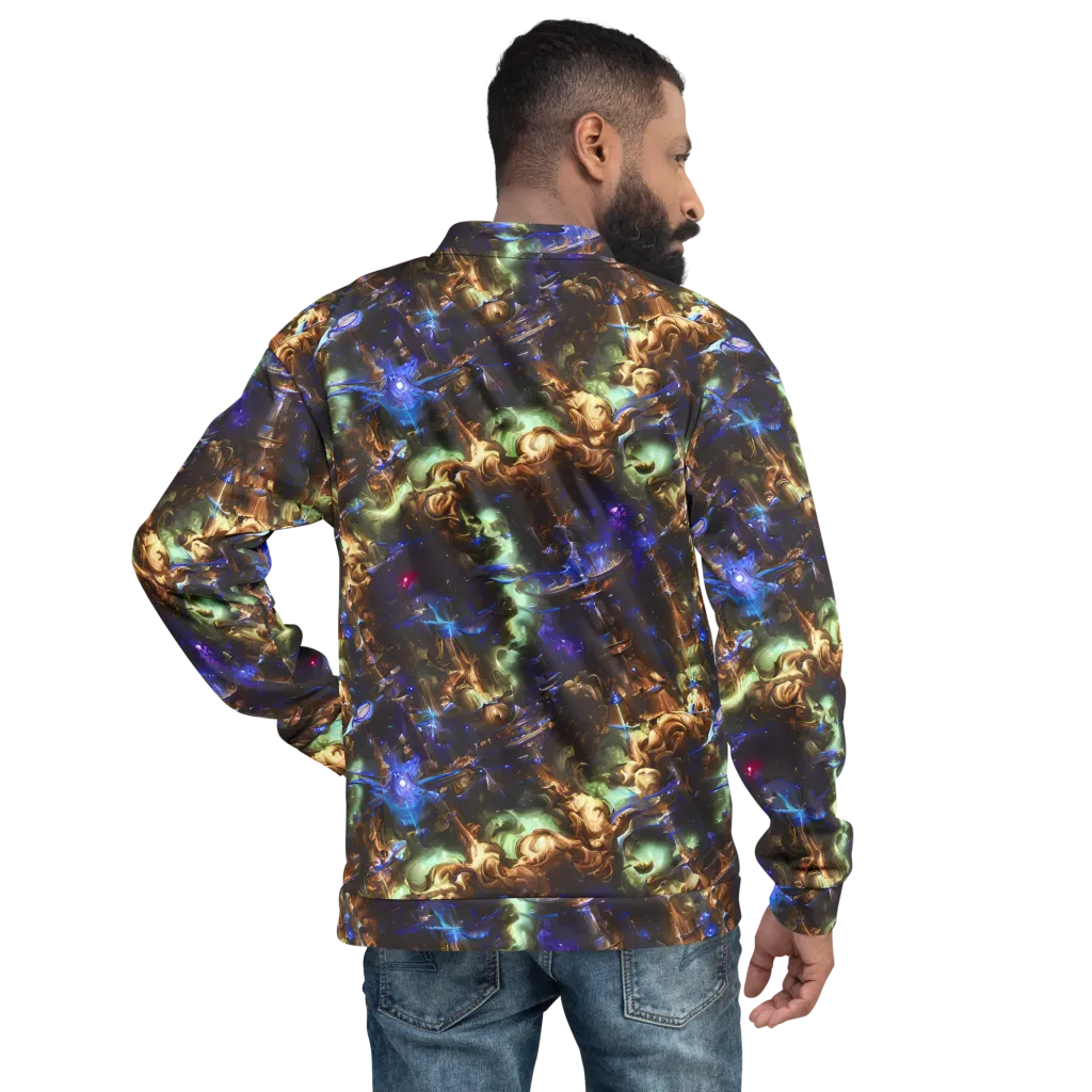 Nebula Shards on Bomber Jacket — Back