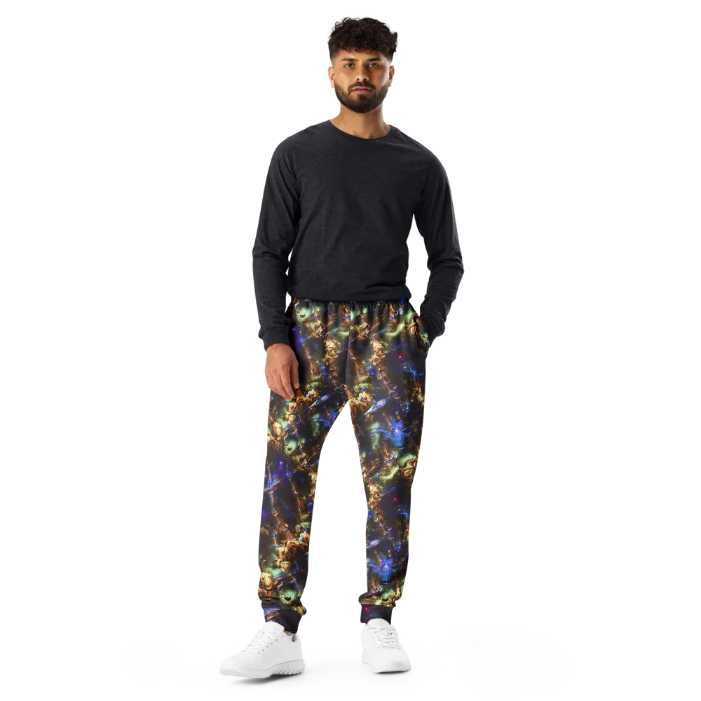 Nebula Shards on Men's Joggers — Front