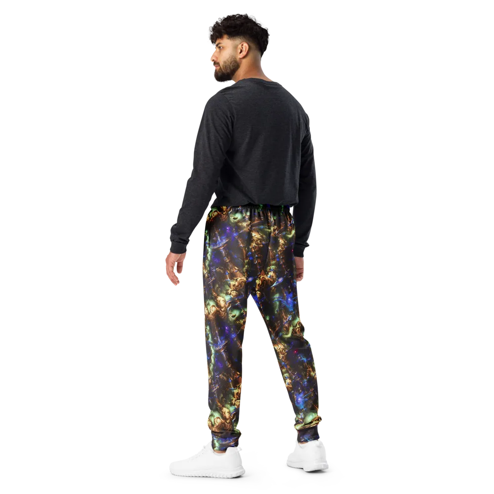 Nebula Shards on Men's Joggers — Back