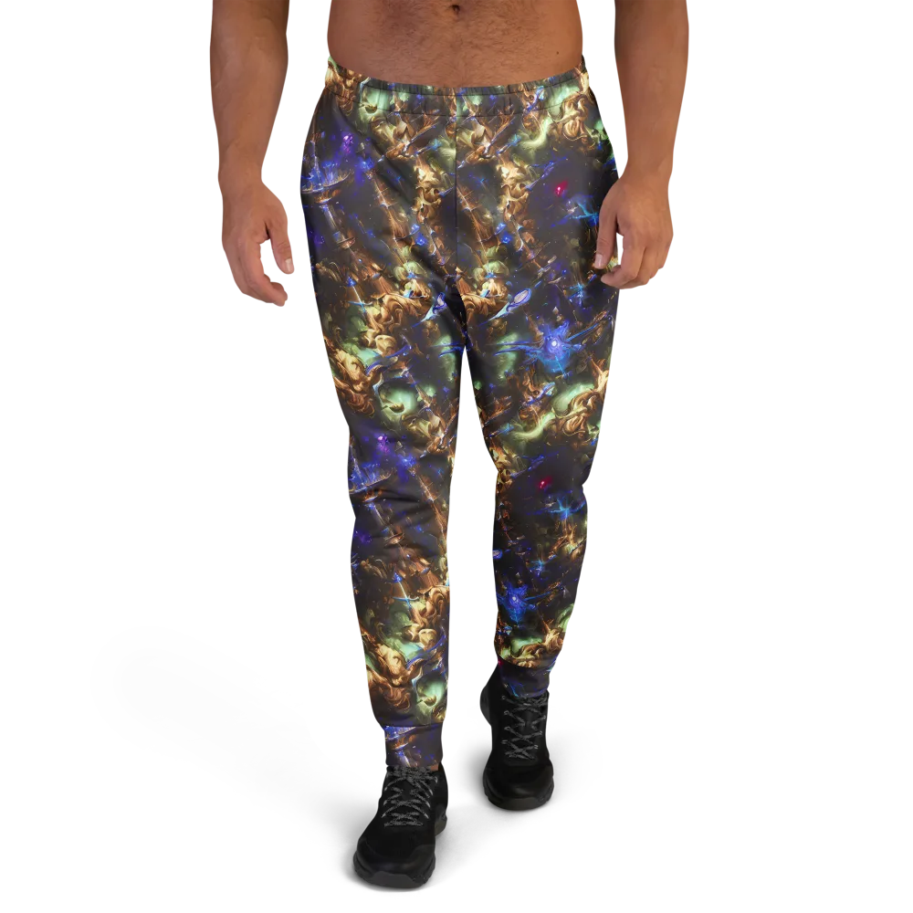 Nebula Shards on Men's Joggers — Front