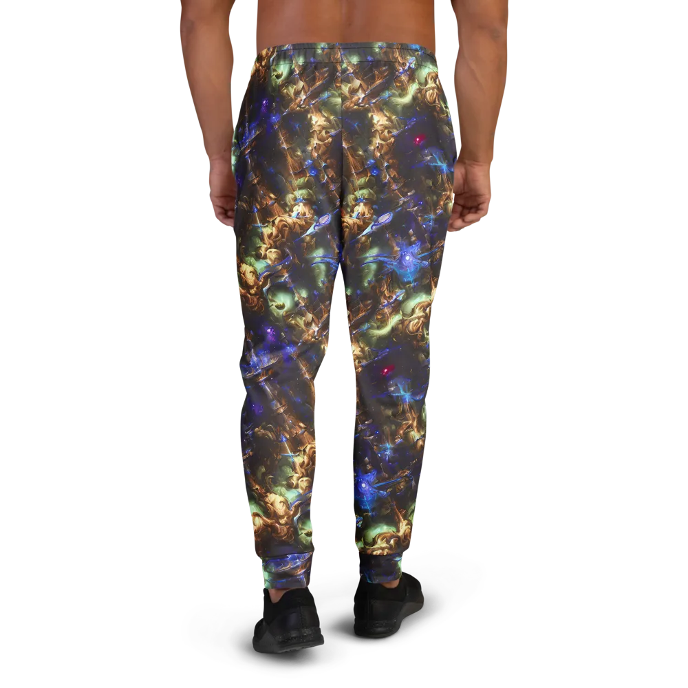 Nebula Shards on Men's Joggers — Back