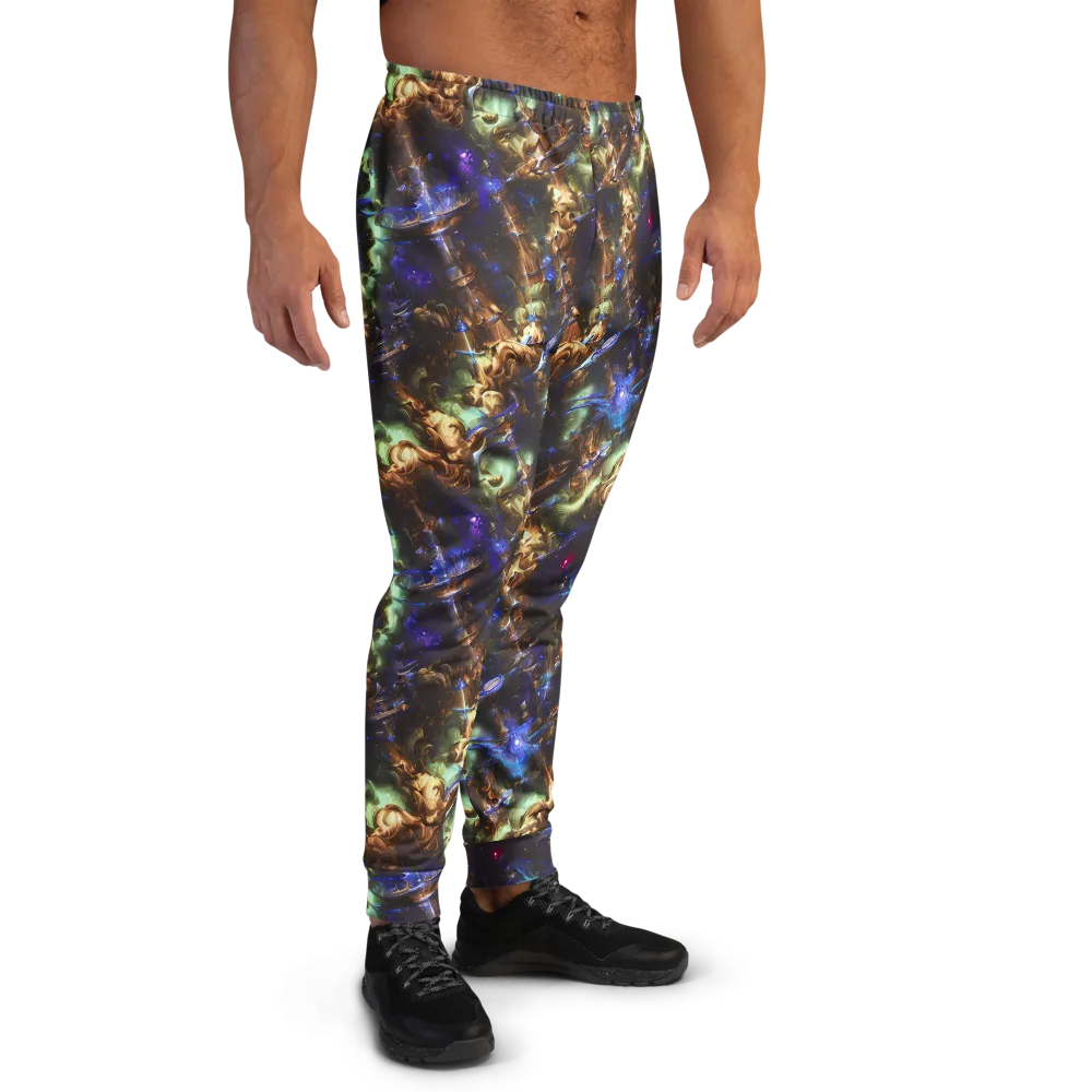 Nebula Shards on Men's Joggers — Right