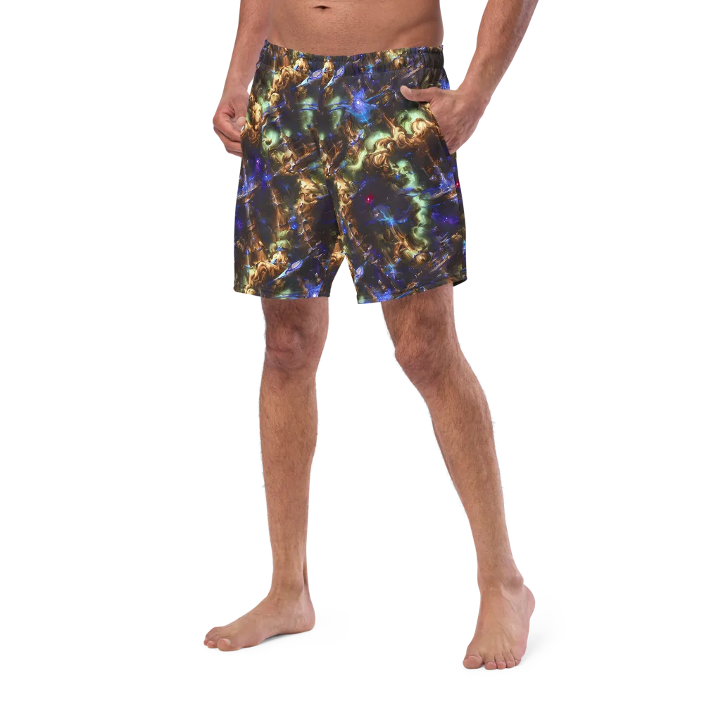 Nebula Shards on Swim Trunks — Left Front