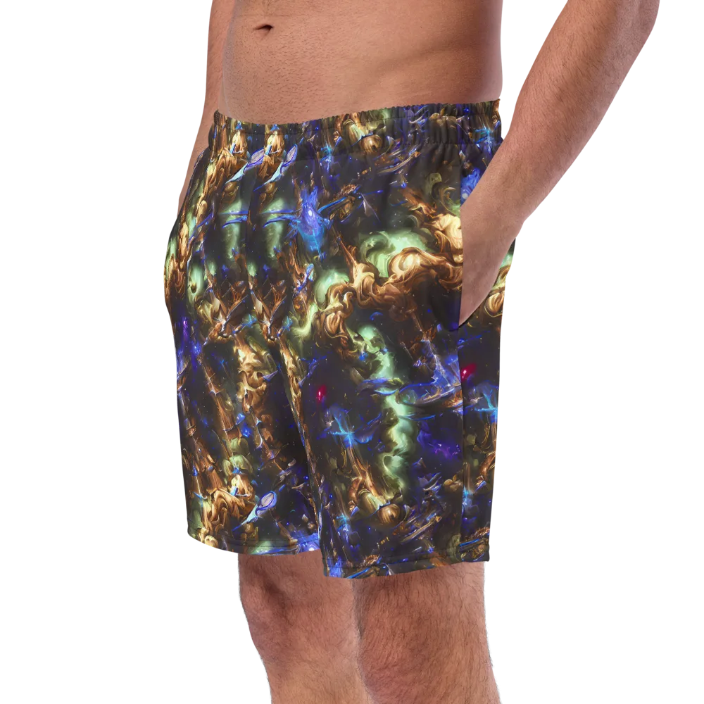 Nebula Shards on Swim Trunks — Left Front