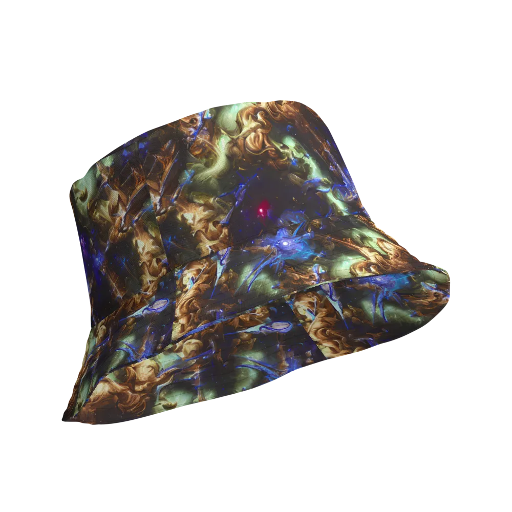 Nebula Shards on Reversible Bucket Hat — Product details Outside