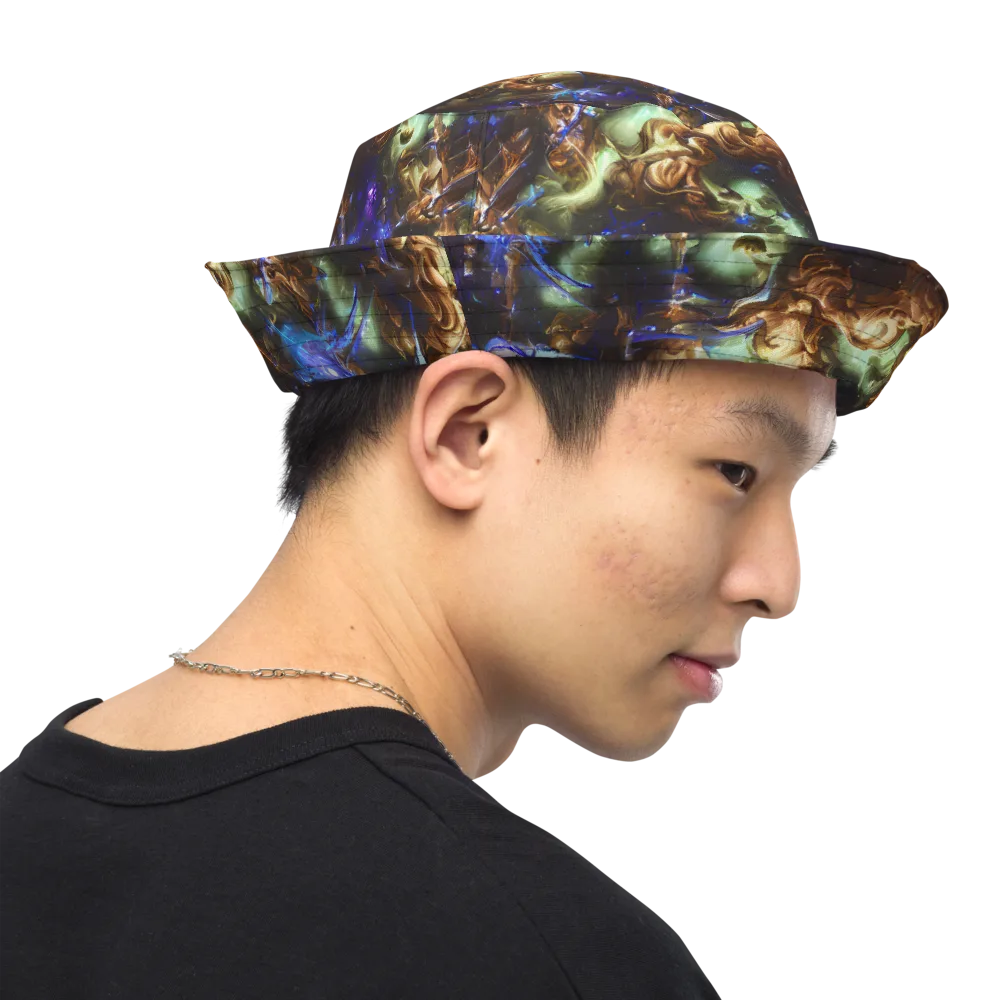 Nebula Shards on Reversible Bucket Hat — Right Outside