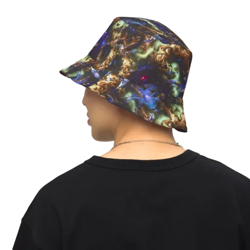 Nebula Shards on a Reversible Bucket Hat