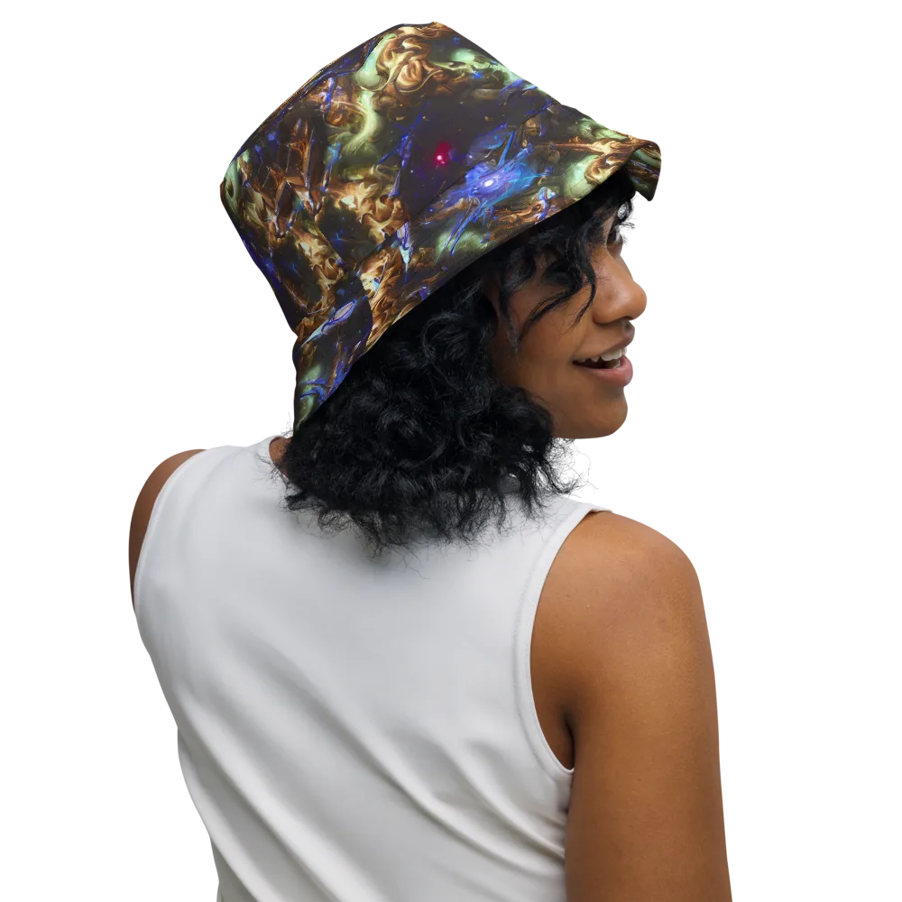 Nebula Shards on Reversible Bucket Hat — Right Outside