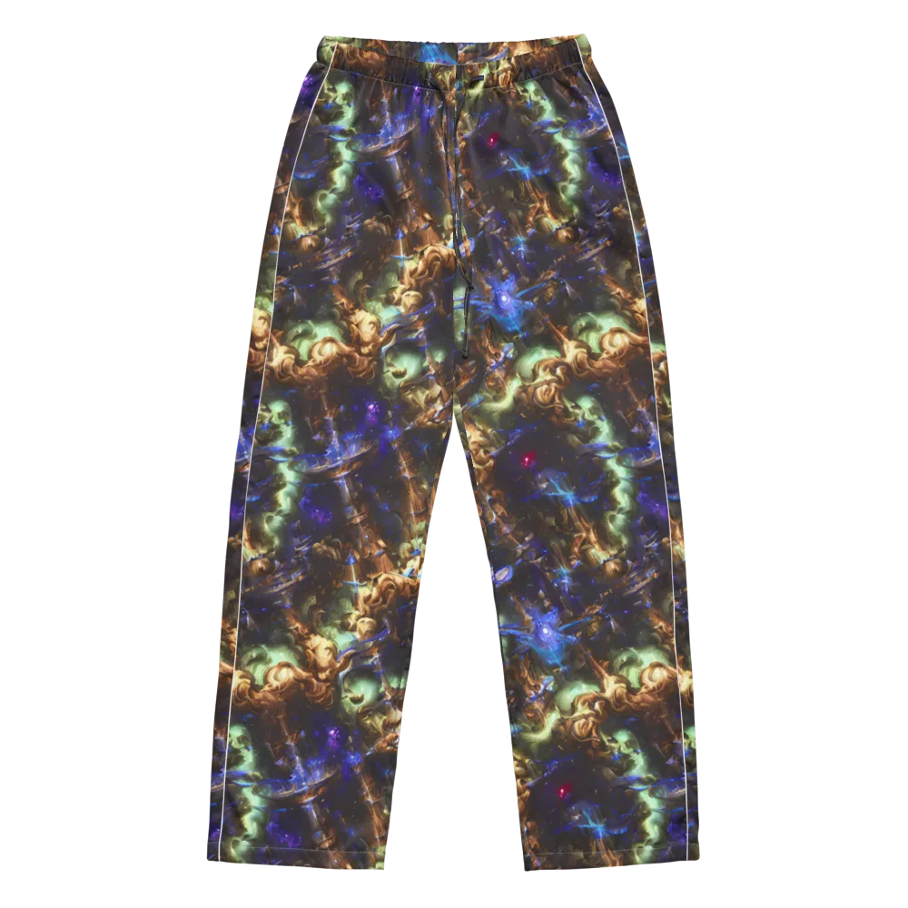 Nebula Shards on Women's Pajama Pants — Front