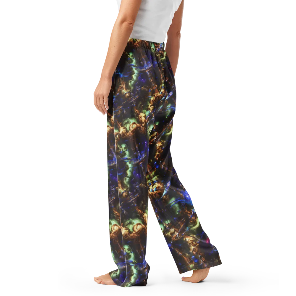 Nebula Shards on Women's Pajama Pants — Left