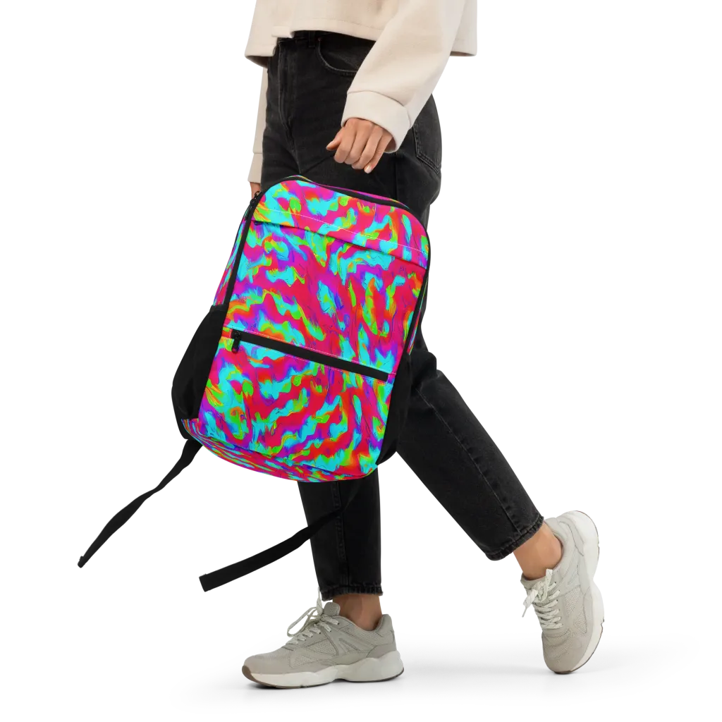 Fluorescent Cascade on Utility Backpack — Front