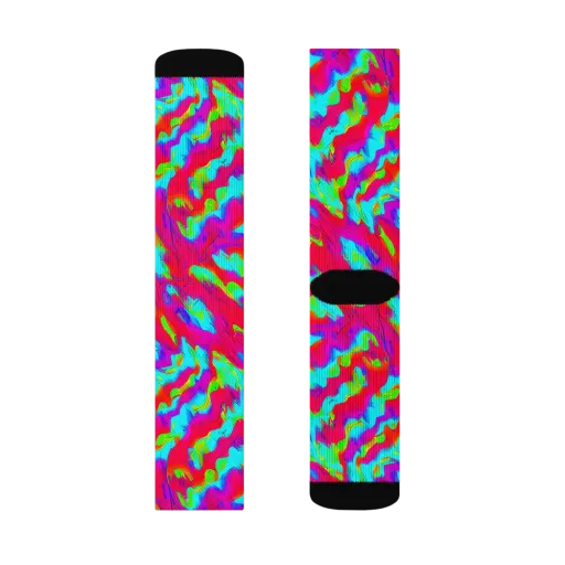 Fluorescent Cascade on a Socks