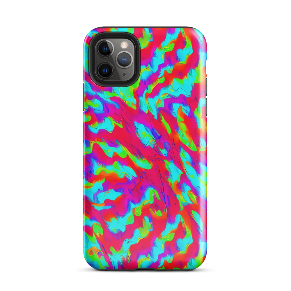 Fluorescent Cascade on Tough Case for iPhone® — Front