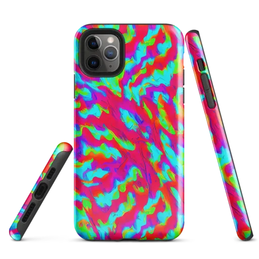 Fluorescent Cascade on a Tough Case for iPhone®
