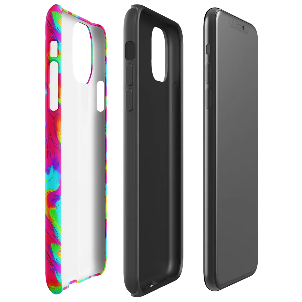 Fluorescent Cascade on Tough Case for iPhone® — Right
