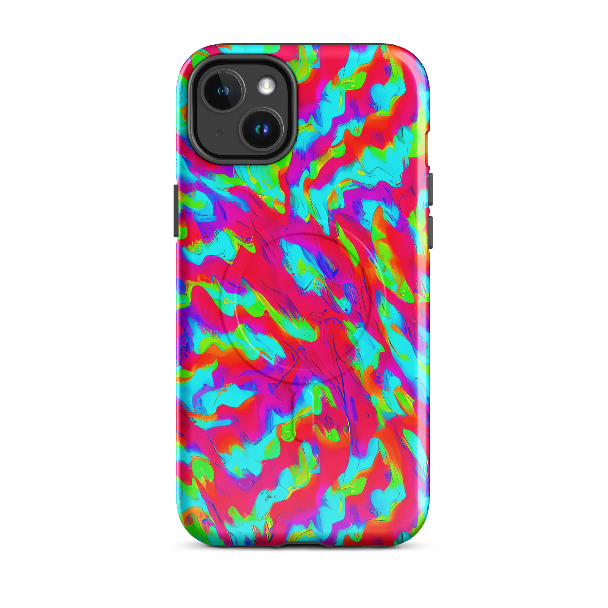 Fluorescent Cascade on MagSafe Tough Case for iPhone® — Front