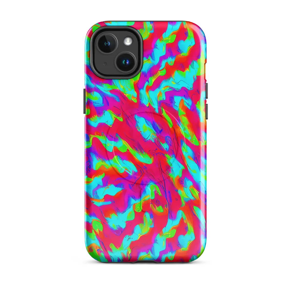 Fluorescent Cascade on MagSafe Tough Case for iPhone® — Front