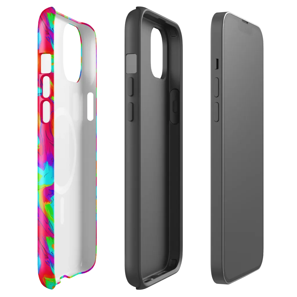 Fluorescent Cascade on MagSafe Tough Case for iPhone® — Front