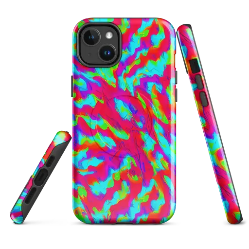 Fluorescent Cascade on a MagSafe Tough Case for iPhone®
