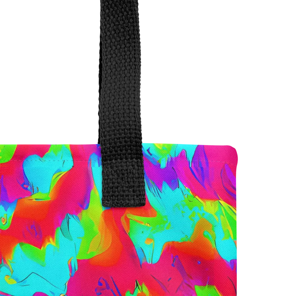 Fluorescent Cascade on Tote Bag — Product details
