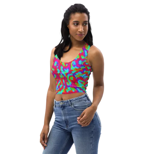 Fluorescent Cascade on a Crop Top