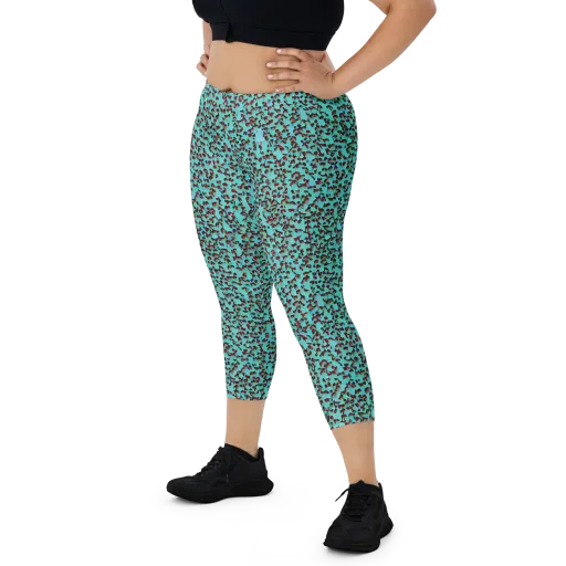 Neon Hide on a Capri Leggings