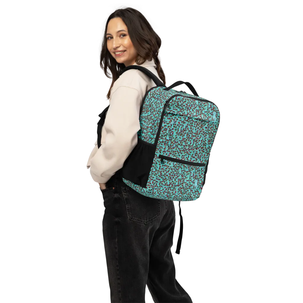Neon Hide on Utility Backpack — Back